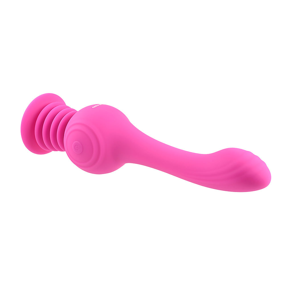 Evolved Gyro Vibe Rechargeable Gyrating Silicone Vibrator Pink - Fantasies Boutique