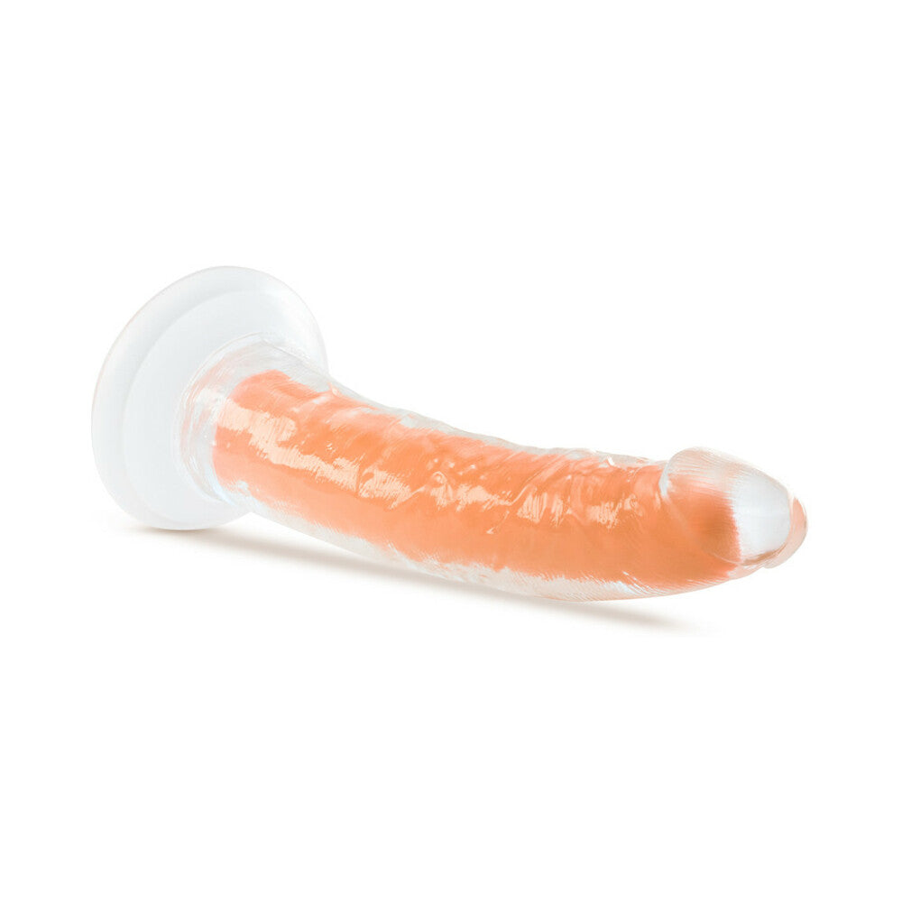 Blush Neo Elite Glow in the Dark Viper 7 in. Dual-Density Dildo Neon Orange - Fantasies Boutique
