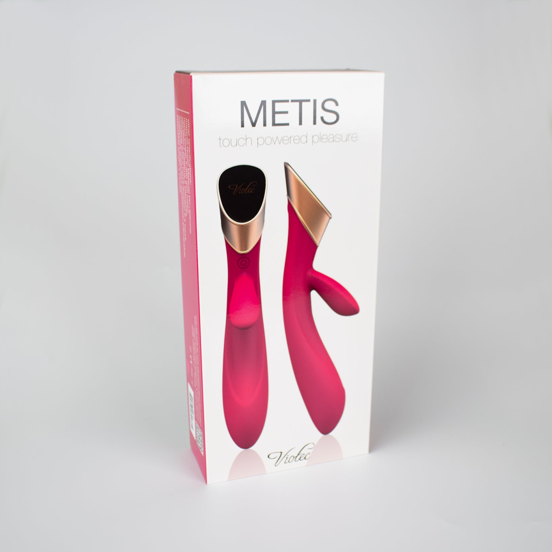 Metis Touch Panel Rabbit Vibrator Fuchsia - Fantasies Boutique