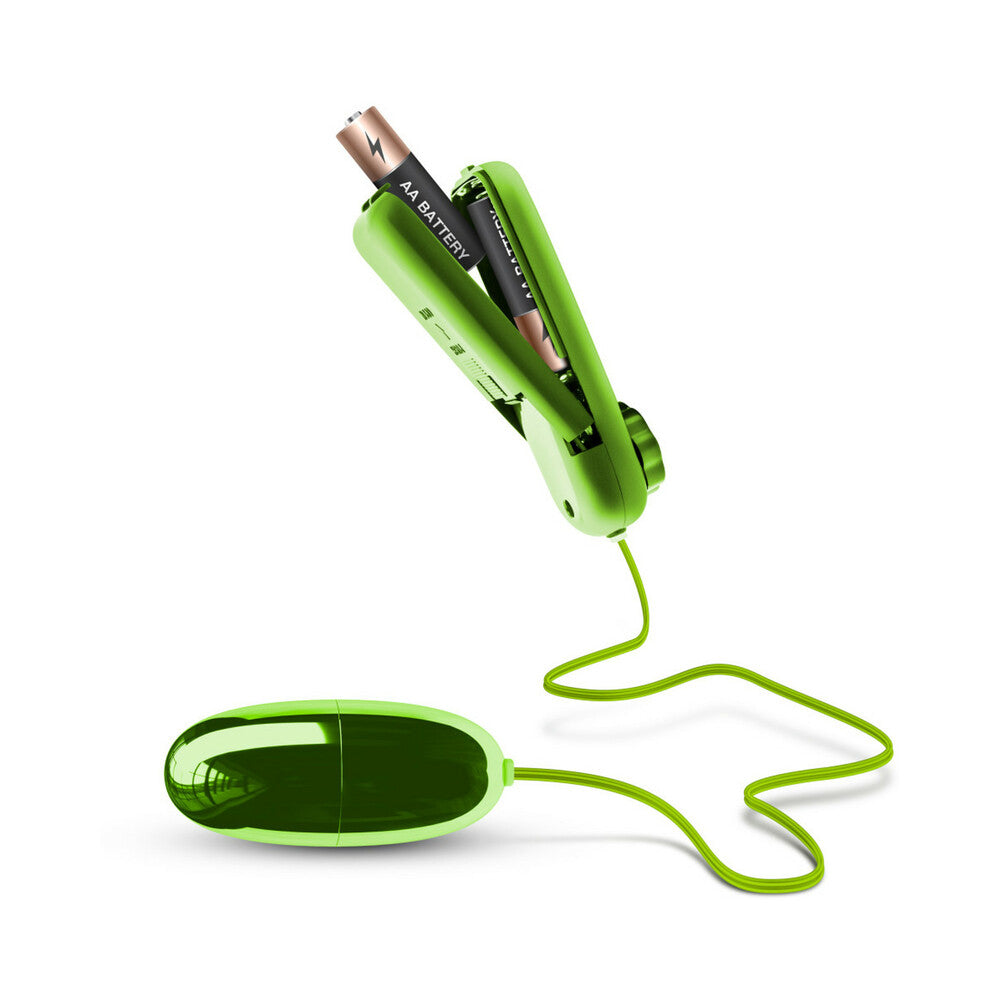 B Yours Power Bullet Remote-Controlled Egg Vibrator Lime - Fantasies Boutique