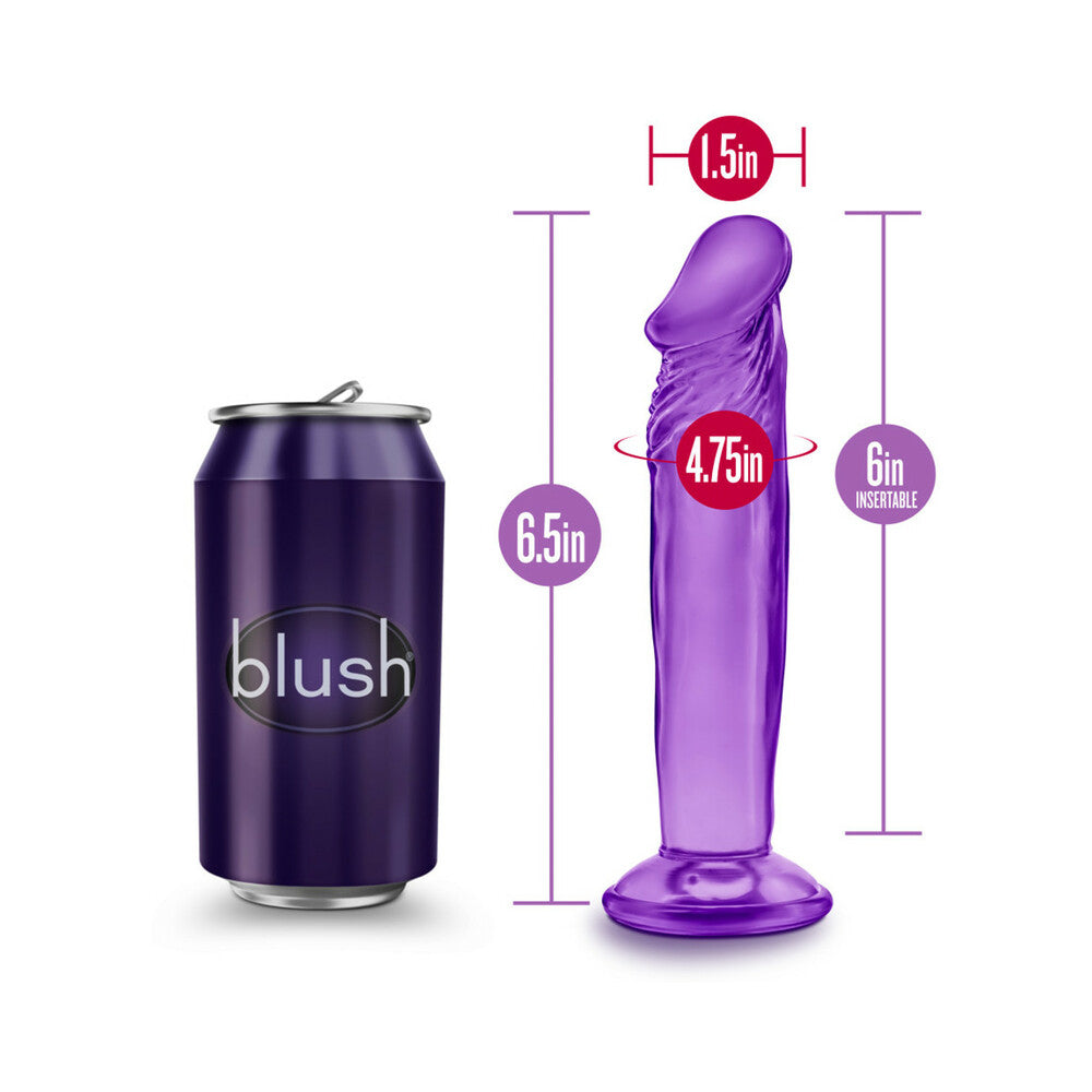 B Yours Sweet n' Small 6 in. Dildo Purple - Fantasies Boutique