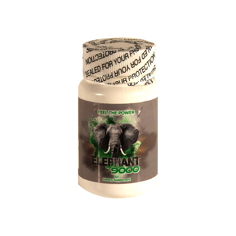 Elephant 9000 Male Enhancer 6ct Bottle - Fantasies Boutique