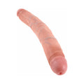 King Cock 12 in. Slim Double Dildo Realistic Beige - Fantasies Boutique