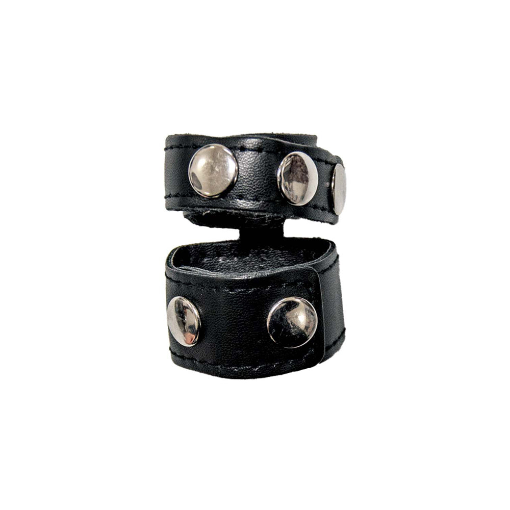 Ballgear Cock Strap With Ball Stretcher Black - Fantasies Boutique