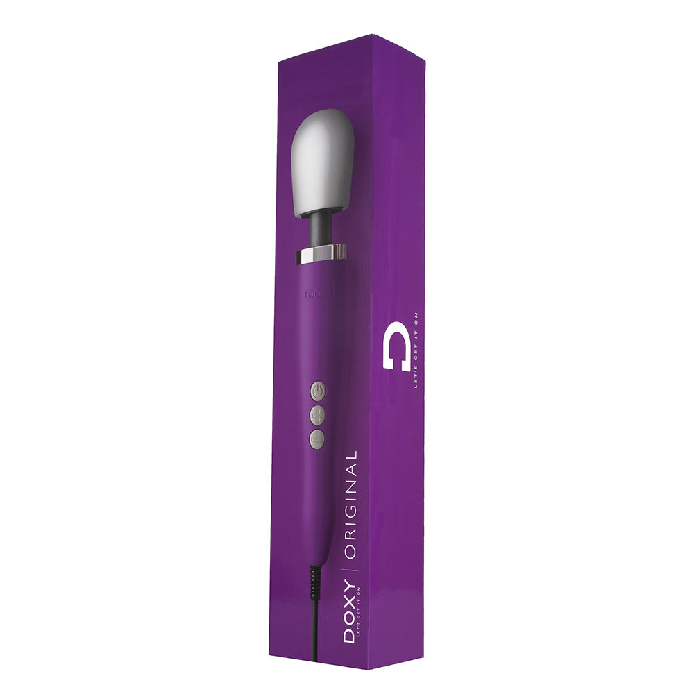Doxy Original Massager Wand Vibrator Purple - Fantasies Boutique