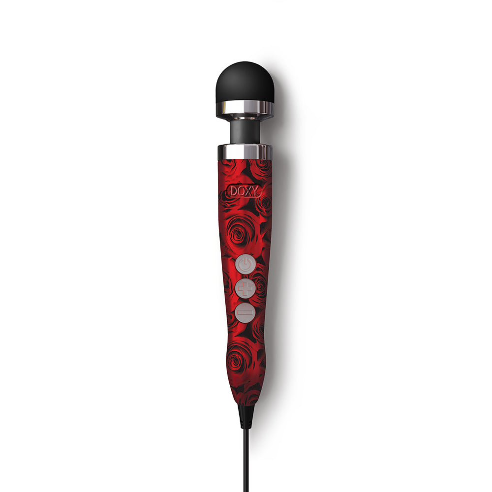 Doxy Die Cast 3 Compact Wand Vibrator Roses - Fantasies Boutique