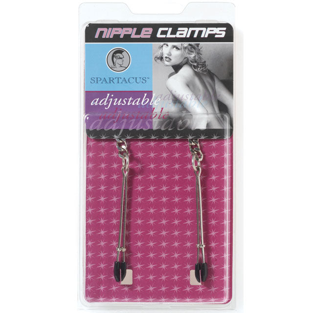 Spartacus Adjustable Tweezer Nipple Clamps - Fantasies Boutique