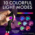 Booty Sparks Vibrating Silicone Optical Fiber Butt Plug
