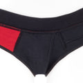 SpareParts Tomboi Cover Brief Style Underwear Harness Nylon Red/Black 4XL
