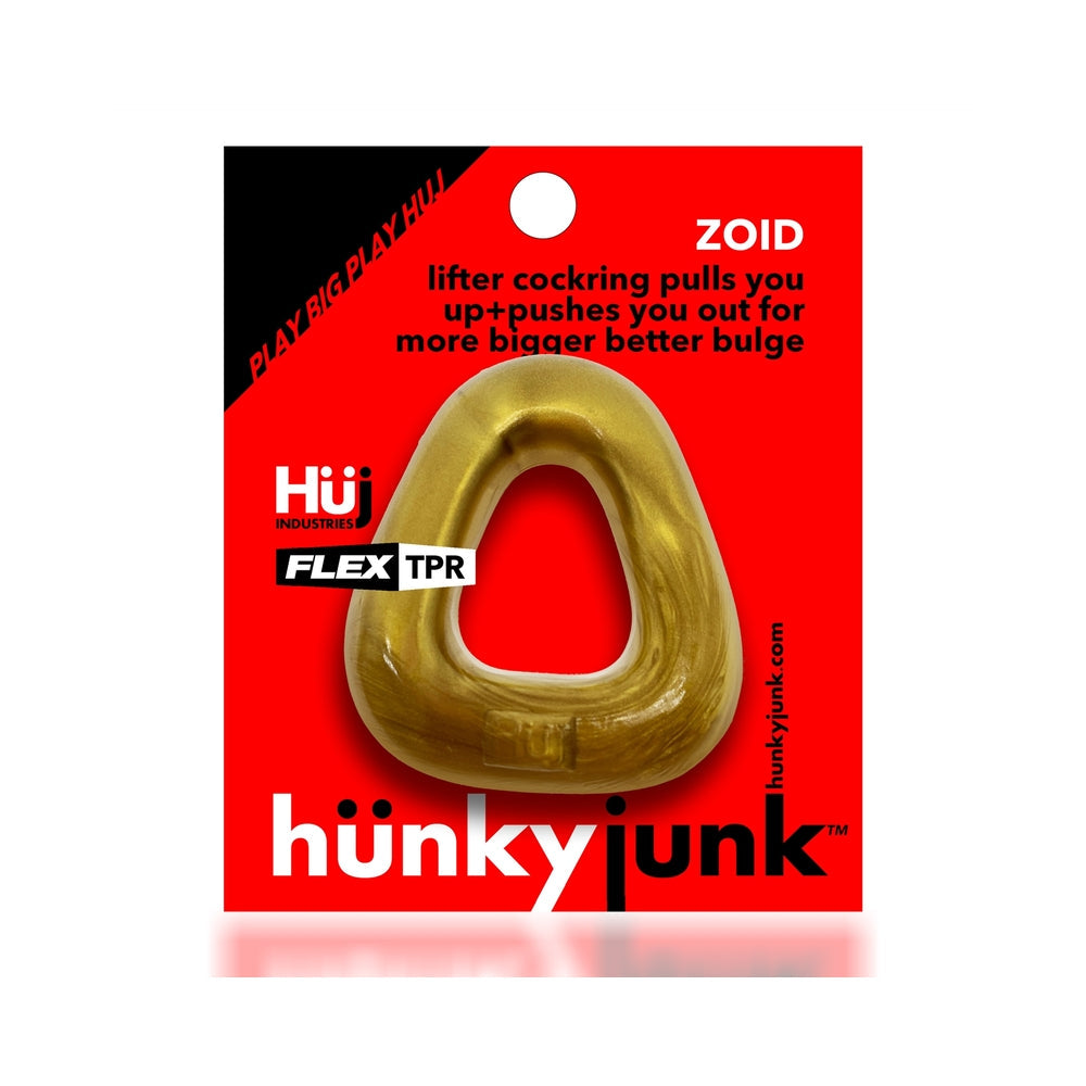 Hunkyjunk Zoid Trapezoid Lifter Cockring Bronze Metallic - Fantasies Boutique