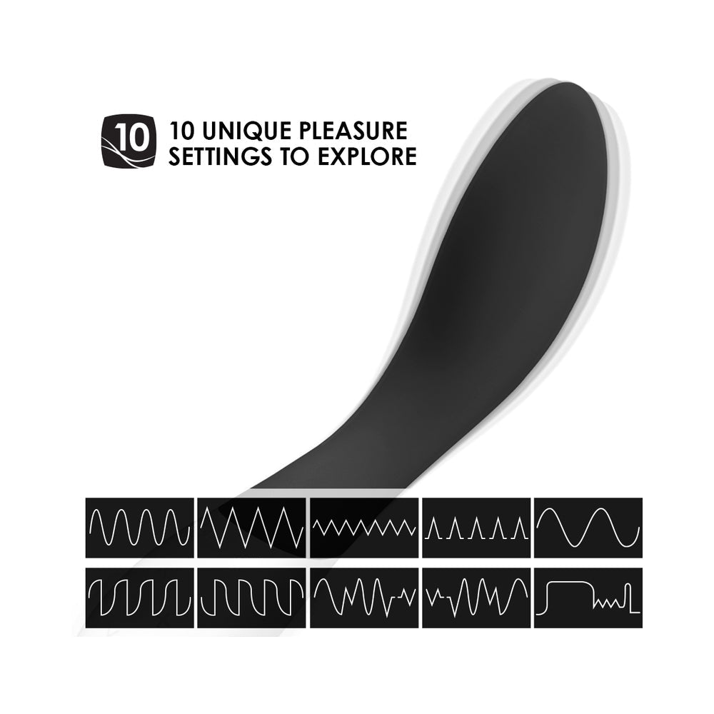 LELO MONA WAVE Rechargeable G-Spot Vibrator Black - Fantasies Boutique