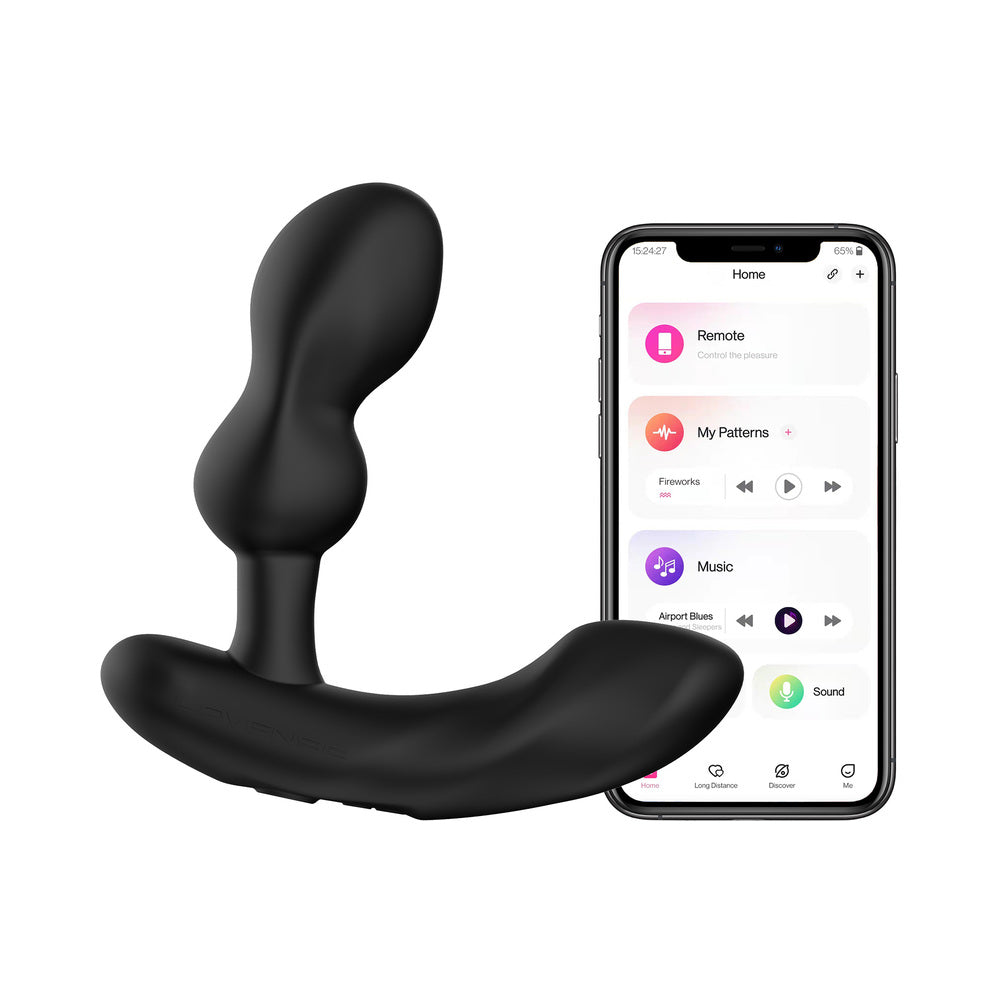 Lovense Edge 2 Bluetooth Remote-Controlled Adjustable Prostate Massager - Fantasies Boutique