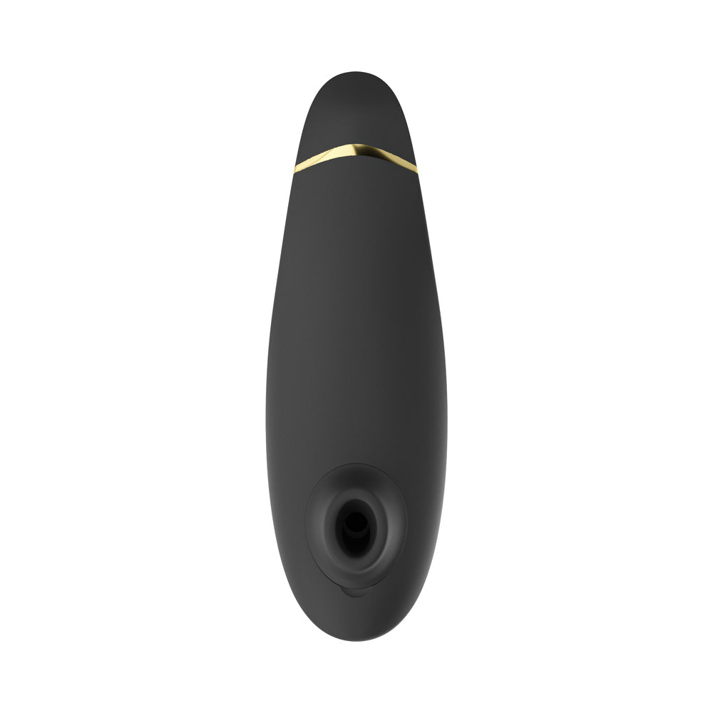 Womanizer Premium 2 Rechargeable Silicone Luxurious Pleasure Air Clitoral Stimulator Black - Fantasies Boutique