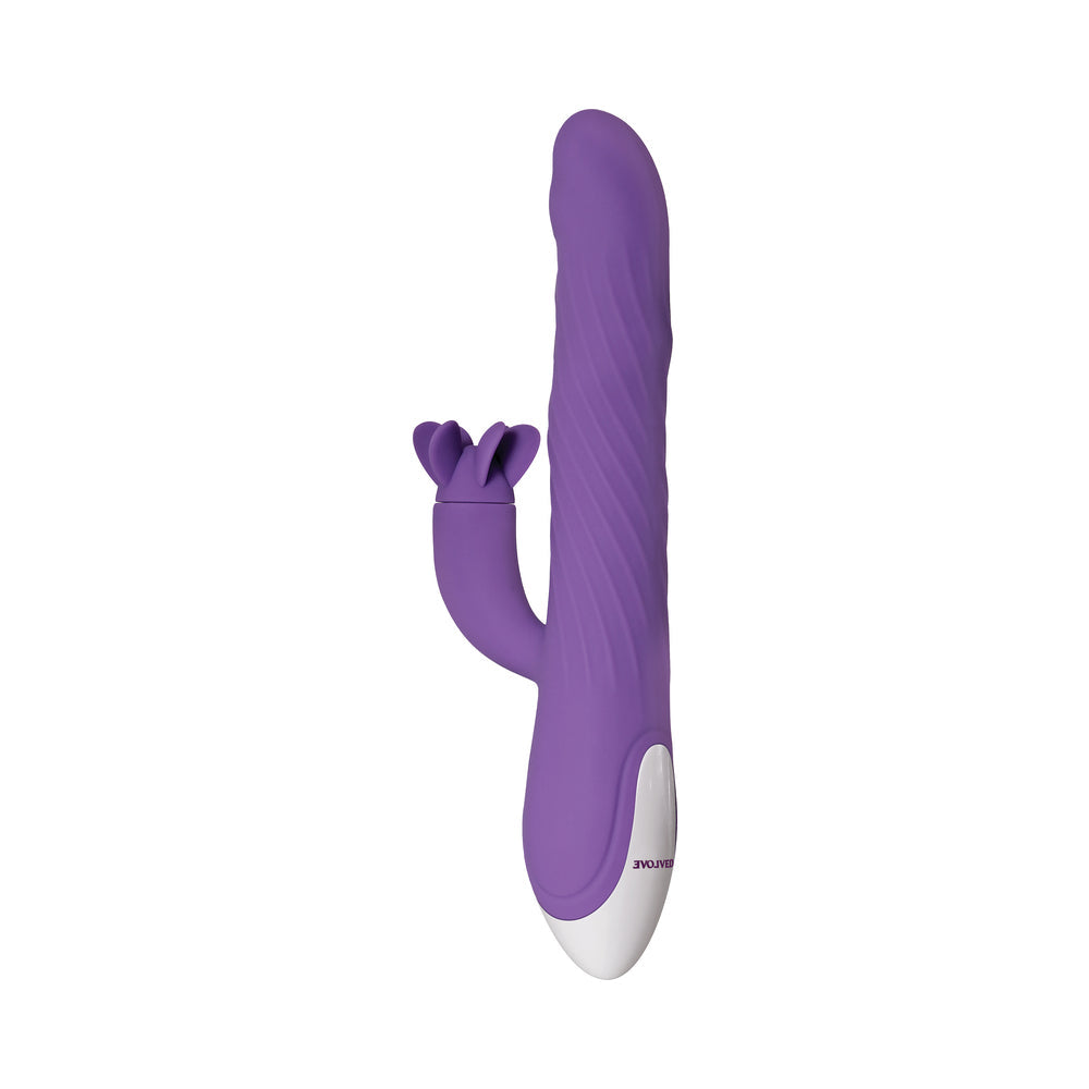 Evolved Tilt-O-Whirl Dual Stimulation Vibrator With Spinning Clit Stimulator Purple - Fantasies Boutique