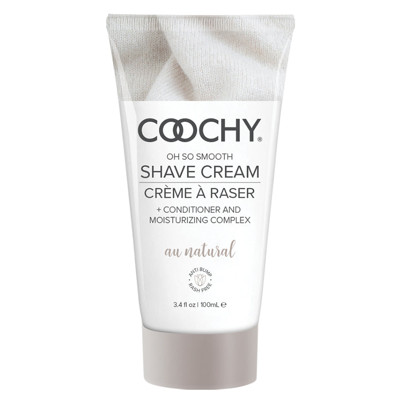 Coochy Shave Cream Au Natural 3.4 fl.oz - Fantasies Boutique