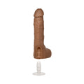 Bust It Squirting Realistic Cock Brown w/1oz Nut Butter - Fantasies Boutique