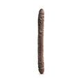 Blush Dr. Skin 18 in. Double Dildo Brown - Fantasies Boutique