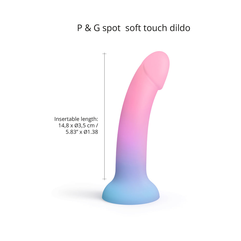 Love to Love Dildolls Utopia 7 in. Silicone Dildo Gradient Pastels - Fantasies Boutique