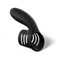 Love to Love We Ring Rechargable Silicone Vibrating Sleeve Cockring Black Onyx