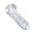 King Cock Clear 6 in. Cock Realistic Dildo With Suction Cup - Fantasies Boutique