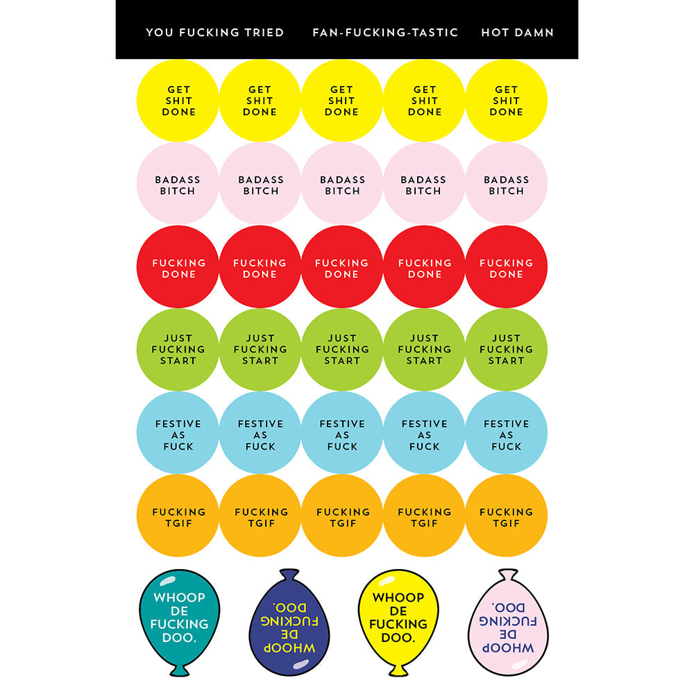 Fucking Planner Stickers