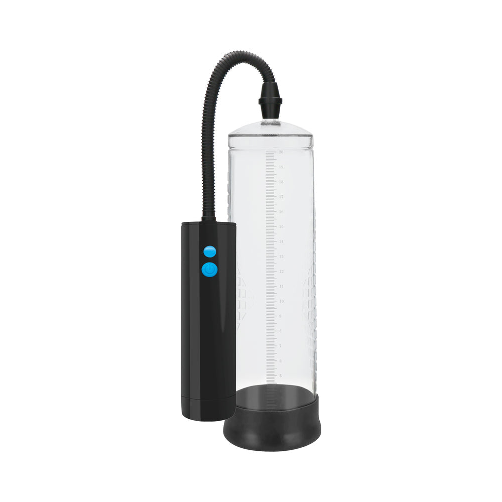 Shots Pumped Extreme Power Rechargeable Automatic Penis Pump Clear - Fantasies Boutique