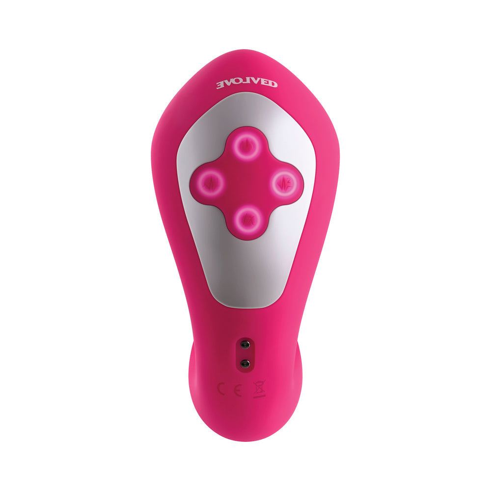 Evolved Buck Wild Rechargeable Silicone Dual Stimulator Pink - Fantasies Boutique