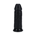 RealRock Extra Thick 8 in. Dildo Black - Fantasies Boutique