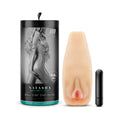 M Elite Soft + Wet Natasha Vagina Stroker with Bullet Vibrator Beige - Fantasies Boutique
