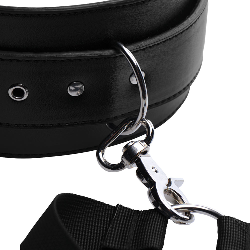 Masters Acquire Easy Access Thigh Harness with Wrist Cuffs - Fantasies Boutique