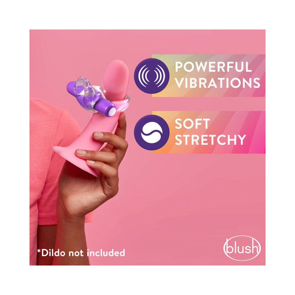 Play with Me Bull Vibrating C-Ring Purple - Fantasies Boutique