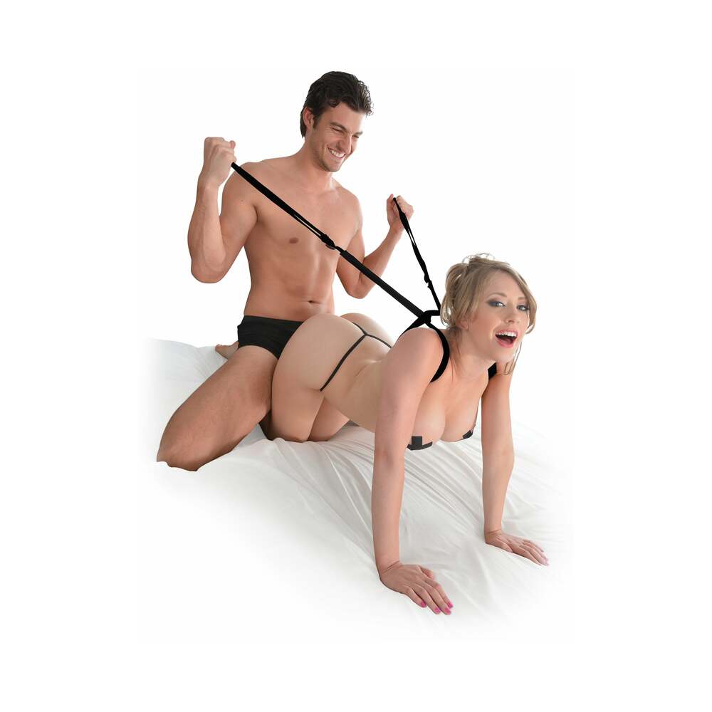Fetish Fantasy Series Giddy Up Harness Black - Fantasies Boutique