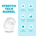 b-Vibe Stretch-Tech Barrel Ultra Stretchy C-Ring