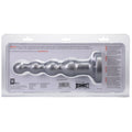 Tantus Ripple Large 8 in. Anal Beads Dildo Medium-Firm Silver