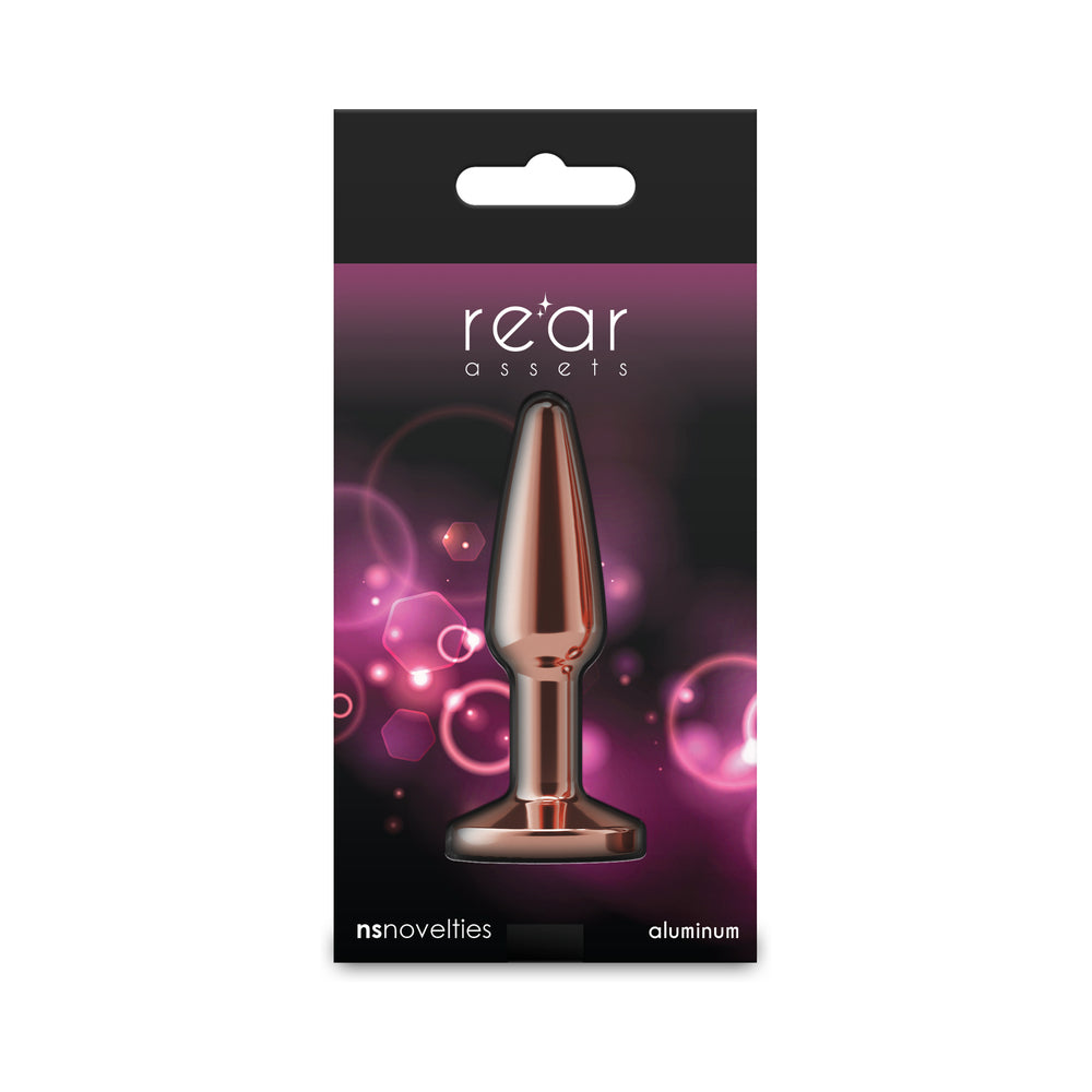 Rear Assets Tapered Plug Rose Gold/Pink Small
