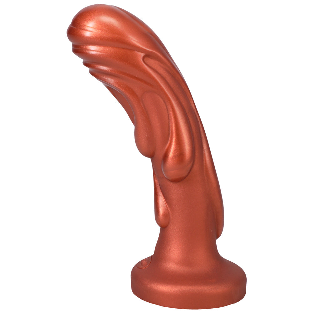 Tantus Magma 7 in. Fantasy Dildo Medium-Firm Copper - Fantasies Boutique