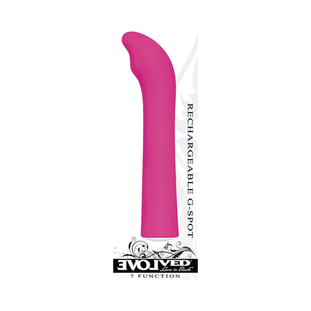 Evolved Rechargeable G-Spot Vibrator Pink - Fantasies Boutique