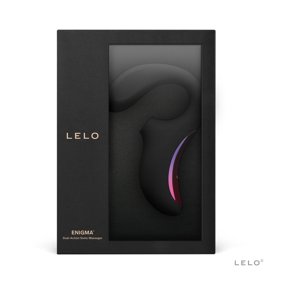 LELO ENIGMA Suction Dual Stimulator Black - Fantasies Boutique