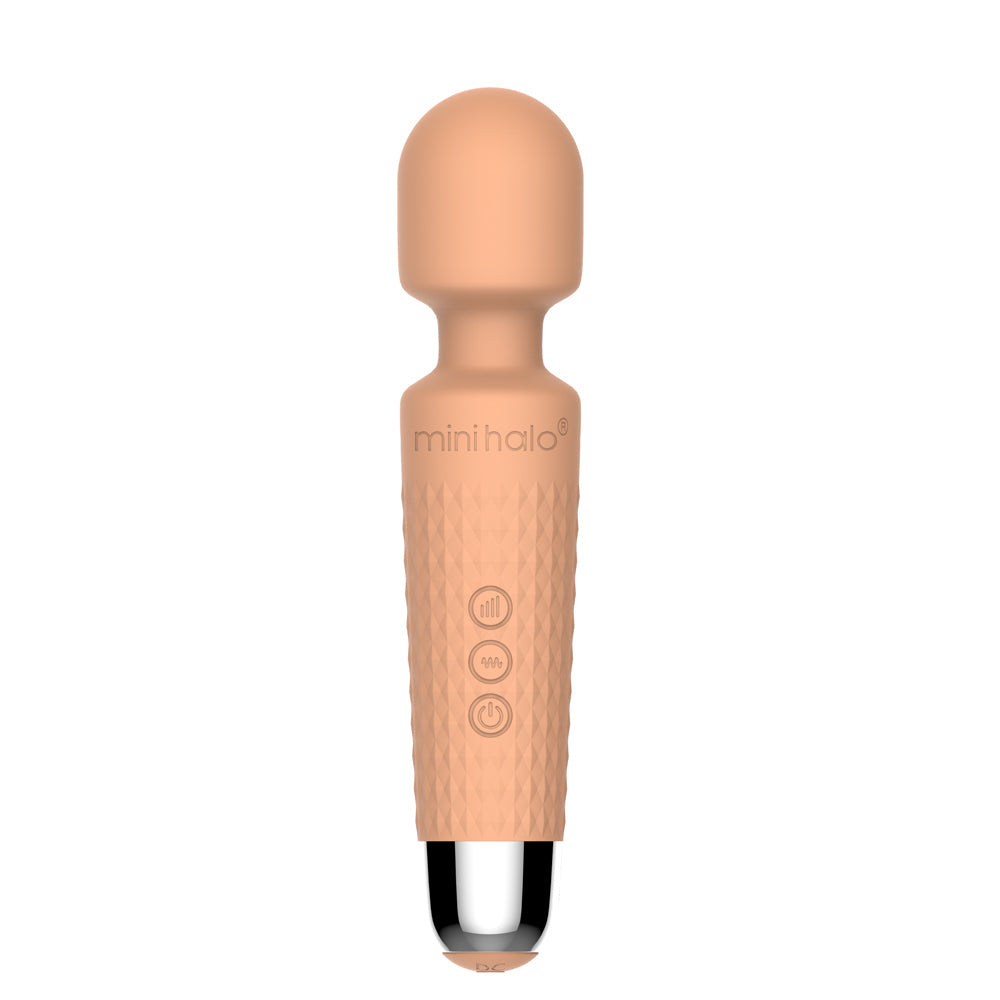 Mini Halo Wireless Wand 20X Silicone Peach Fuzz - Fantasies Boutique