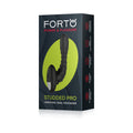 Forto Studded Pro Rechargeable Silicone Vibrating Anal Massager Black - Fantasies Boutique
