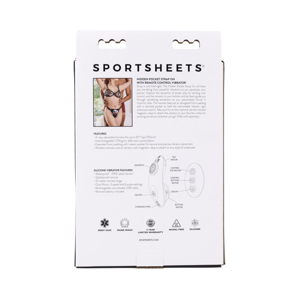 Sportsheets Hidden Pocket Strap On - Fantasies Boutique
