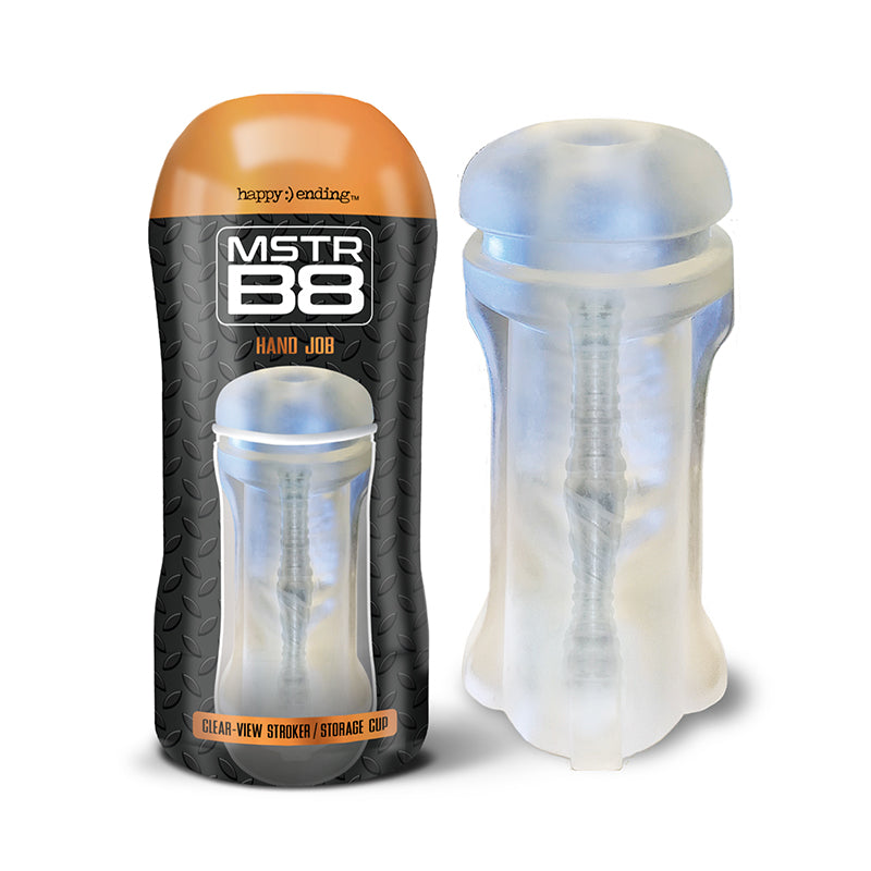 Happy Endings MSTR B8 In the Clear Stroker Cup Hand Job - Fantasies Boutique