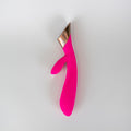 Metis Touch Panel Rabbit Vibrator Fuchsia - Fantasies Boutique