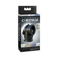 Fantasy C-Ringz Cock Pipe With Ball Stretcher Sling Black - Fantasies Boutique