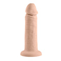 Evolved Rechargeable Vibrating 6 in. Silicone Dildo Light - Fantasies Boutique