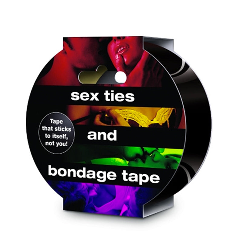 Sex Ties and Bondage Tape Black - Fantasies Boutique