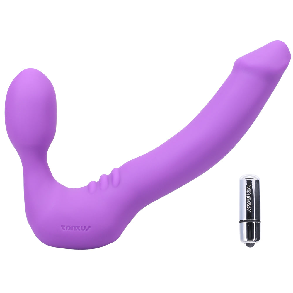 Tantus Strapless Classic Vibrating Strap-On Dildo Lavender - Fantasies Boutique