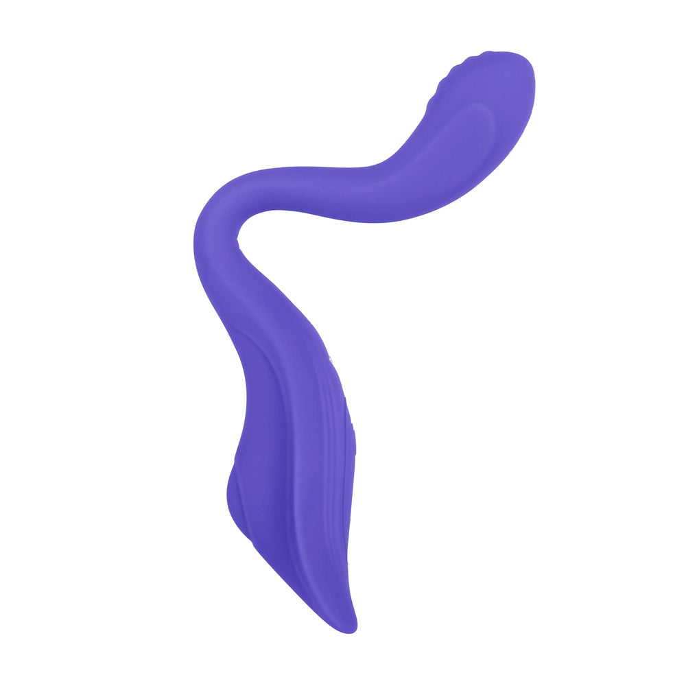 Evolved Anywhere Vibe Rechargeable Remote-Controlled Poseable Silicone Vibrator Blue - Fantasies Boutique
