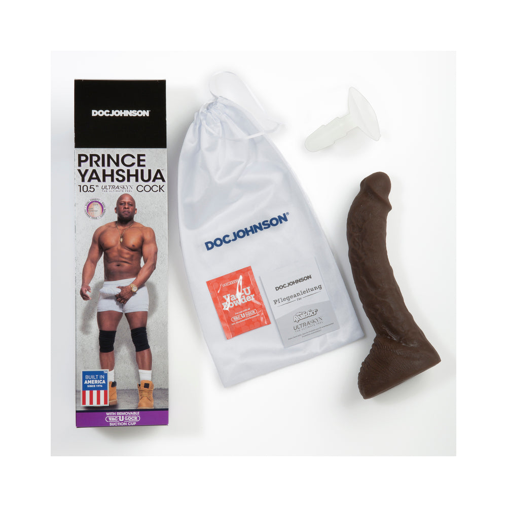 Prince Yahshua ULTRASKYN 10.5in Cock with Removable Vac-U-Lock Suction Cup - Fantasies Boutique