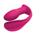 3Some Double Ecstasy Dual Stimulation Silicone Vibrator Red - Fantasies Boutique